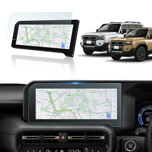 新型トヨタ ランドクルーザー250 専用 12.3インチナビ専用【超反射防止AGガラスフィルムアンチグレア】ランクル250 保護フィルム 強化ガラス製 防気泡 汚れ防止 高感度タッチ キズ防止 9H硬度