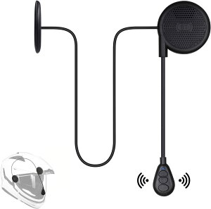 バイク用イヤホン インカム ブルートゥース5.0 自動受信ワイヤレス イヤホンマイク 薄型 ヘルメット スピーカー bluetooth 通信 音楽再生 ノイズリダクション 2台同時接続 オートバイ ヘッドセ