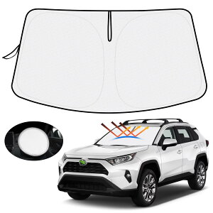 �y�n���h�����悯�J�o�[�t���zMozan �g���^ RAV4 50�n �T���V�F�[�h �t�����g�K���X�p RAV4 PHV MXAA50 AXAH50�^ �ԗp�T���V�F�[�h UV�J�b�g ���悯 �������J�b�g �Ռ� �f�M �܂��ݎ� �n���h���T���V