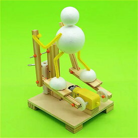 子供 のための 木製 の 楕円形 の 機械 の おもちゃ 日曜大工 科学 教育 玩具 創造的 な 発明
