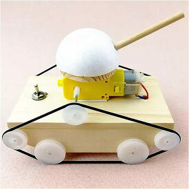 子供 のための 木のおもちゃ の タンク 創造的 な 日曜大工 の 組み立て モデル キット 物理 科学 実験 子供 のための