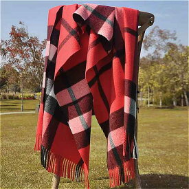 女性 のための 新しい 冬と秋 の スカーフ 刺繍 された バッグ 付き の 女性 の カシミヤ スカーフ ダブルユース 厚い カップル