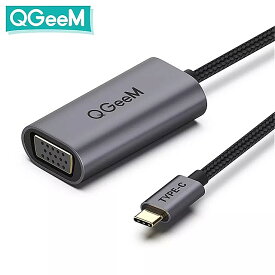 QGeeM usb C HDMIVGA forXiaomi ノートブック ラップトップ タブレット Macbook Pro Air Thunderbolt 3 for Samsung Galaxy S10 / S9 / S8 huawei