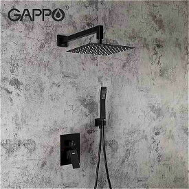 Gappo 浴室 の 蛇口 の正方形降雨 シャワー ハンド シャワー ヘッド シングル ホルダー デュアル コントロール ミキサー タップ