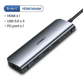 Ugreen usb c ハブ タイプc にmacbook proの マルチ usb 3.0 ハブ hdmi アダプタ ドックhuawei社 メイト 30 usb -C 3.1 スプリッタ ポート タイプc ハブ