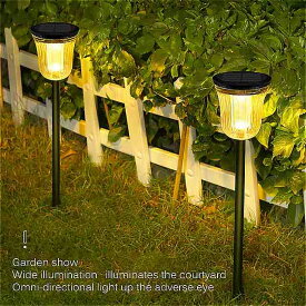 ソーラー LED ガーデン ライト 屋外 防水 インテリジェント ランプ パティオキャンプ 庭 の 装飾