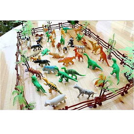 野生のジャングルの動物園の動物モデルプラスチアクション タージェワニライオンコレクションモデル人形のための教育 玩具 子供 のgif