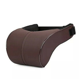 1個調節可能なメモリ綿 革 車 の ヘッドレスト 首 保護ルレスト 枕 クッション 車 の安全 アクセサリー