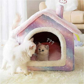 ピンク 家 装飾 ため ペット 巣 新鮮で閉じた 柔らかい 猫 巣 屋内 寝袋