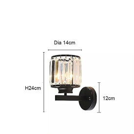 アメリカ の ライト 高級 壁 ランプ シンプル な リビング ルーム の テレビ の 壁 ランプ 暖かい ロマンチック な クリスタル の 寝室 の ベッドサイド ランプ