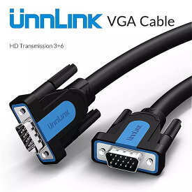 Unnlink vga ケーブル fhd 1080 @ 60 h 15 ピンオス vga マーブル 3m pc 用 コンピュータ led テレビ プロジェクター モニター