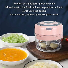 多機能 電気 グラインダー ミニ フードニンニク野菜ナッツ肉果物タマネギ用の圧力グラインダー 充電 式 プロ セッサー