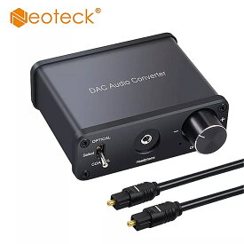Neoteck 192 dac デジタル アナログ オーディオ 変換 アダプタ の 音量調整と ヘッドホン アンプ /オフ EU 供給