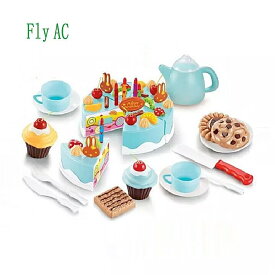 フライ ac 54 個 diy フルーツ 誕生日 ケーキアイスクリームキットふりプレイ食品の おもちゃ