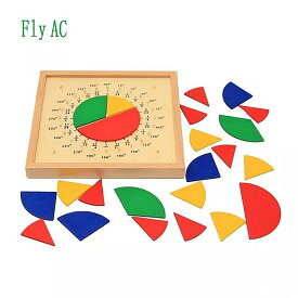 フライ ac モンテッソーリ教育 数学 教材の おもちゃ 子供 円形数ボードの おもちゃ 赤ちゃん 開発実践ボーイズプレゼントに!