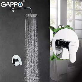 GAPPO シャワー の 蛇口 の滝 シャワー ミキサー タップ 降雨 シャワー 蛇口 シャワー ヘッド 壁 浴室 の 蛇口 の ミキサー