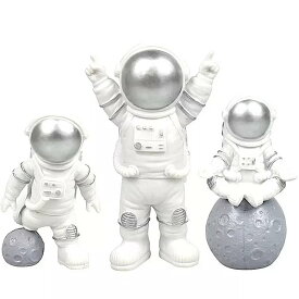 子供 のための宇宙飛行士の 置物 ,3ユニット, ミニ 宇宙飛行士