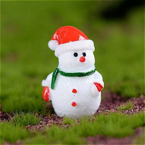 クリスマス ミニ チュア の 置物 おもちゃ 手作り 砂鹿の テラリウム 手作り 庭 の 装飾 雪の風景 モデル