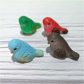 小さな 鳥 の 置物 ミニ チュア4 ピース / セット 家 の 装飾 風景 妖精 庭 の 装飾 DIY アクセサリー