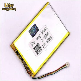 1.0 ミリメートル 5pin コネクタ 3275100 3075100 3600mah 3.7V 充電式 リポ バッテリー ソーラー リチウム イオン ポリマー リチウム バッテリー タブレット PC