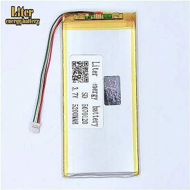 プラグ 1.0-5P 5070120 3.7V 5200 超薄型 リポ 電池 充電式 リチウム イオン ポリマー タブレット PC