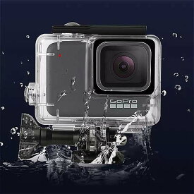 ダイビング 保護 ケース 防水 ハウジングGoPro HERO7 シル バー ホワイトフレームアクション カメラ アクセサリー シェル 保護 カ バー