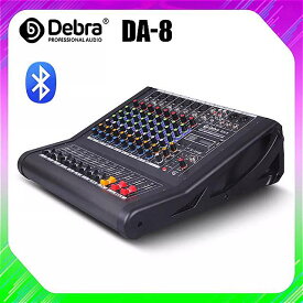 良質、クリーンな サウンド !!8 チャンネル 250*2 ワットパワー amplifie ミキサー デジタル オーディオ dj コントローラ 48 48v ファンタム 電源 usb スロット