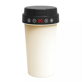 A0ne- ステンレス鋼 の 電気自動車用 魔法瓶 自動コーヒーカップ スマート ポータブル 加熱カップ お茶