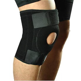伸縮性のあるネオプレンブレース 調節可能なストラップ 膝取り付け