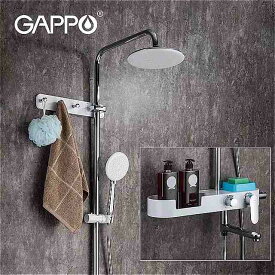 Gappo バス シャワー システム ミキサー 回転 浴槽 スパウト 壁 マウント 降雨 シャワー ヘッド handshower 降雨 シャワー システム