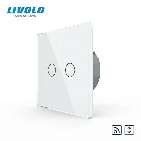 livolo eu 標準 タッチ led リモート カーテン スイッチ ac 220 ? 250v ホワイト クリスタル ガラス パネル c702WR-1/2/3/5 no リモート コントローラー