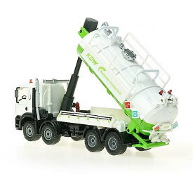 合金 廃水輸送収集 トラック 子供 おもちゃ エンジニアリング 車両 ダイキャスト KDW 1：50 シミュレーション タンク ごみ貯蔵水