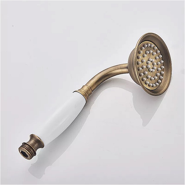 Shinesia 黒 ブロンズ 降雨ハンド シャワー のための お風呂 シャワー の 蛇口 セット 浴室 の アクセサリー 6色