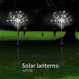 ソーラー 屋外 草 花 火 ライト ランプ 90/120/198用の表示 led 芝生風景 ランプ 休日 ライト