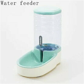2ピース/セット 犬 猫 フィーダ水 ディスペンサー 噴水セット プラスチック 自動 給餌飲み水 ボウル 食品 容器