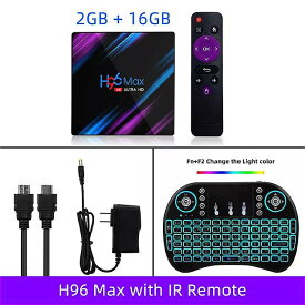 スマートtv ボックス H96最大RK3318 アンドロイド 9.0 9 4 18k youtube メディア プレーヤー h96MAX tvbox アンドロイド tvセットトップ ボックス 2GB16GB