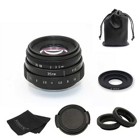 福建 35 ミリメートル f1.6 C マウント カメラ CCTV レンズ II + C マウント アダプタ リング + マクロ キヤノン Eos M EF-M ミラー