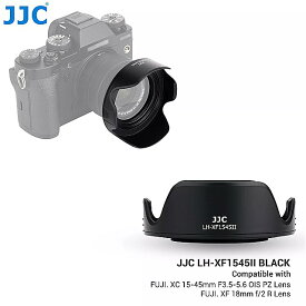 Jjc コネクタ フード52ミリメートルアダプタ 富士フイルム xc 15-45ミリメートルF3.5-5.6 ois pz & xf 18ミリメートルf2 r コネクタ XT30 XT20 XT10 XT100 XA7 XA5