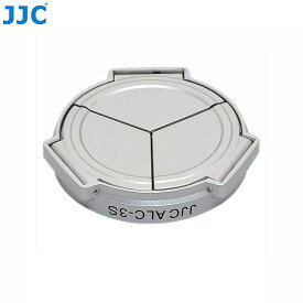 Jjc カメラ シルバー自己保持オープンクローズ プロテクター 自動 コネクタ キャップ パナソニック DMC-LX3/ライカ D-Lux4 (シルバー)
