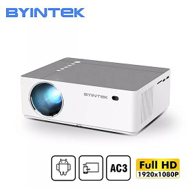 Byintek K20フルhd 4 18k 3D 1920 × 1080 1080pアンドロイドwifi ledビデオ ホーム シアター プロジェクター proyector スマートフォン 用