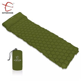 スリーピング パッド キャンプ マット 枕エア マット レスピクニック膨張式クッションの睡眠 マット 高速充填 空気 防湿 空気 ベッド
