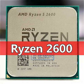 Amd ryzen 5 2600 R5 2600 3.4 ghz 6コア65 ワット cpu プロセッサ YD2600BBM6IAFソケットAM4 PC デスクトップ プロセッサ
