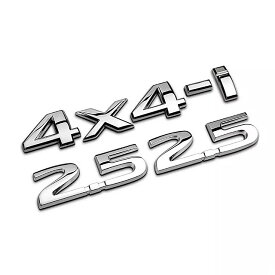 1 セット 3D 金属 2.5 4X4-i 車 の サイド フェンダー リア トランク エンブレム バッジ ステッカー のためジープダッジ bmw マスタングボルボジャガー