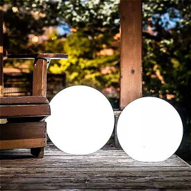 充電式 の 芝生 と ボール の形をした LED ランプ 防水 リモコン付き 屋外 照明 パーティー 庭 または 結婚式 に最適 40/50cm
