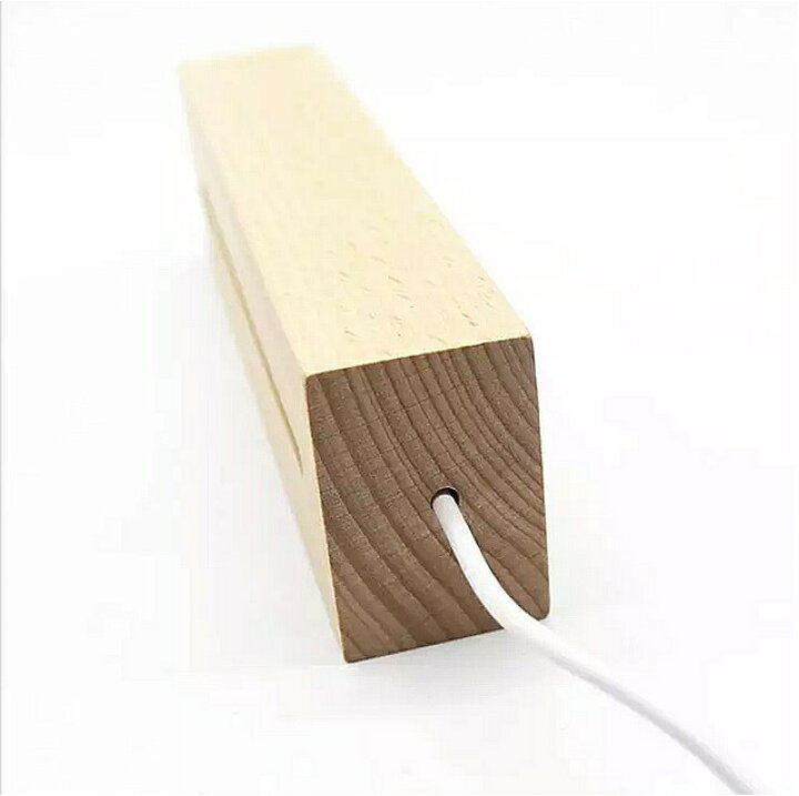 楽天市場】木製 テーブルランプ USB ケーブル付き LEDライト モダンな 