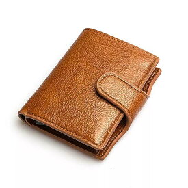 Bycobecy- 男性と女性 のための 小さな革の財布 男女兼用 ウォレット スマート スリム ヴィンテージ 財布