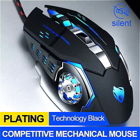 プロゲーマーゲーミング マウス 8D 3200dpi調整可能な有線光学式のledコンピュータ マウス usbケーブルサイレント マウス ノートpc用