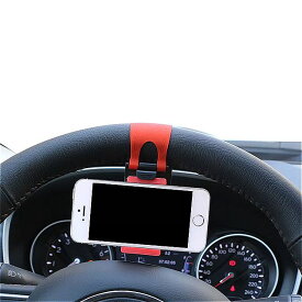 車の ステアリング ホイール マウントホルダー ラバー カーマウント ブラケット foriphone 6 plus 4 5 5s galaxy s4 s5 gps htc mp4 カーアクセサリー