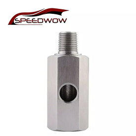 Speedwow 1/8 "npt油圧 センサー tシャツ-npt アダプタ ターボ サプライフィードラインゲージ