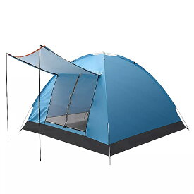 二層 屋外 テント 125x200x200cm 防水 キャンプ テント ハイキング 両開きドア